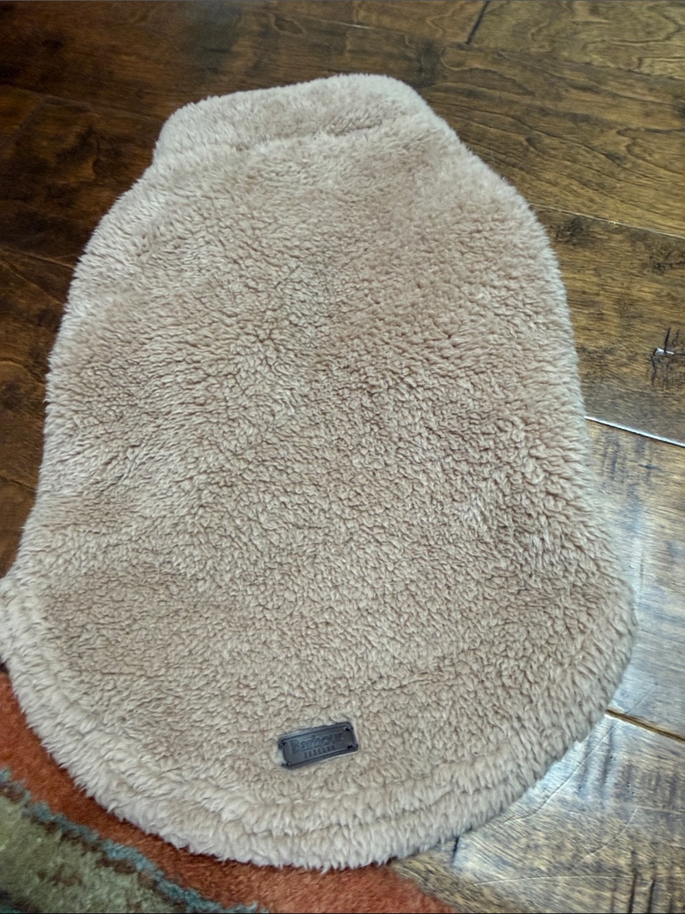 Barbour Teddy Fleece Dog Jumper, Biscuit, size S - Picture 4 of 5
